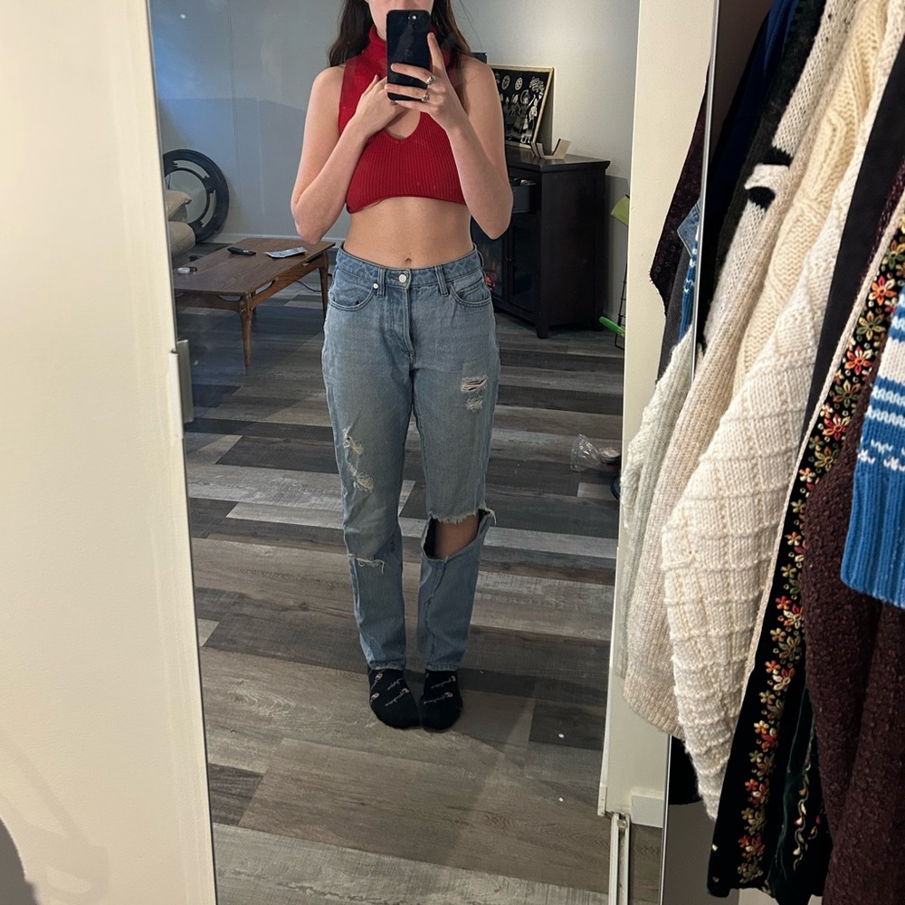 Ripped Valcom Jeans